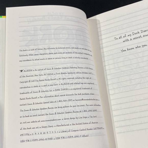 Dork Diaries #12: Tales from a Not So Secret Crush Catastrophe - Hardcover Novel - Picture 4 of 4